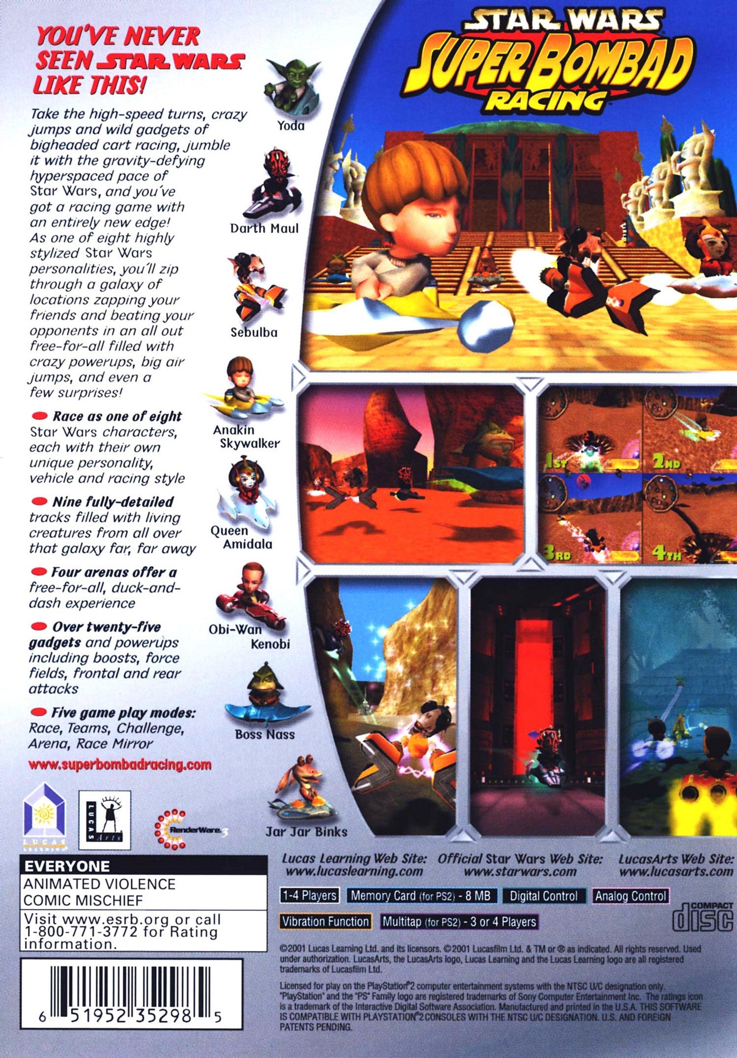 Star Wars Super Bombad Racing - Playstation 2