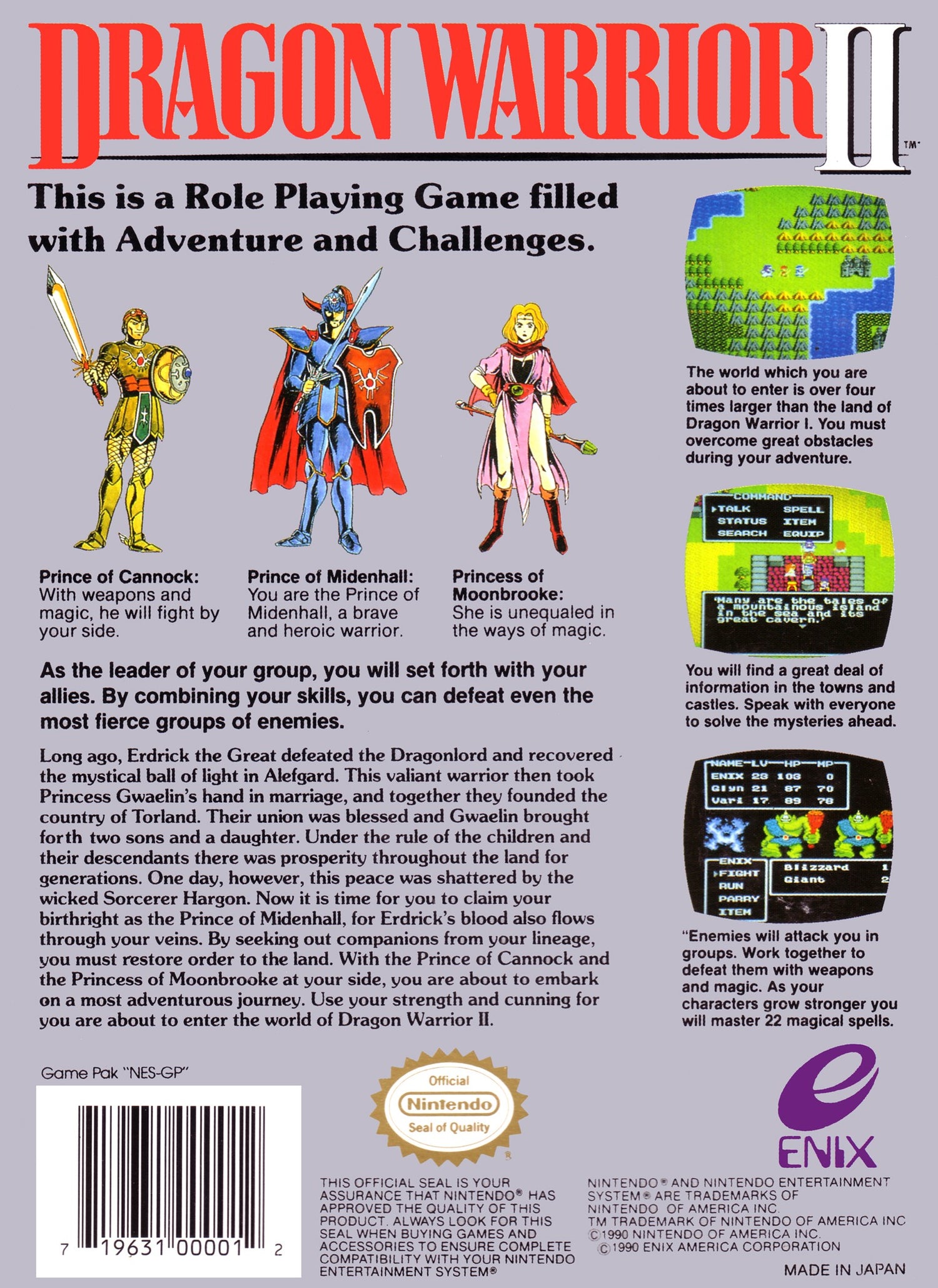 Dragon Warrior II - NES