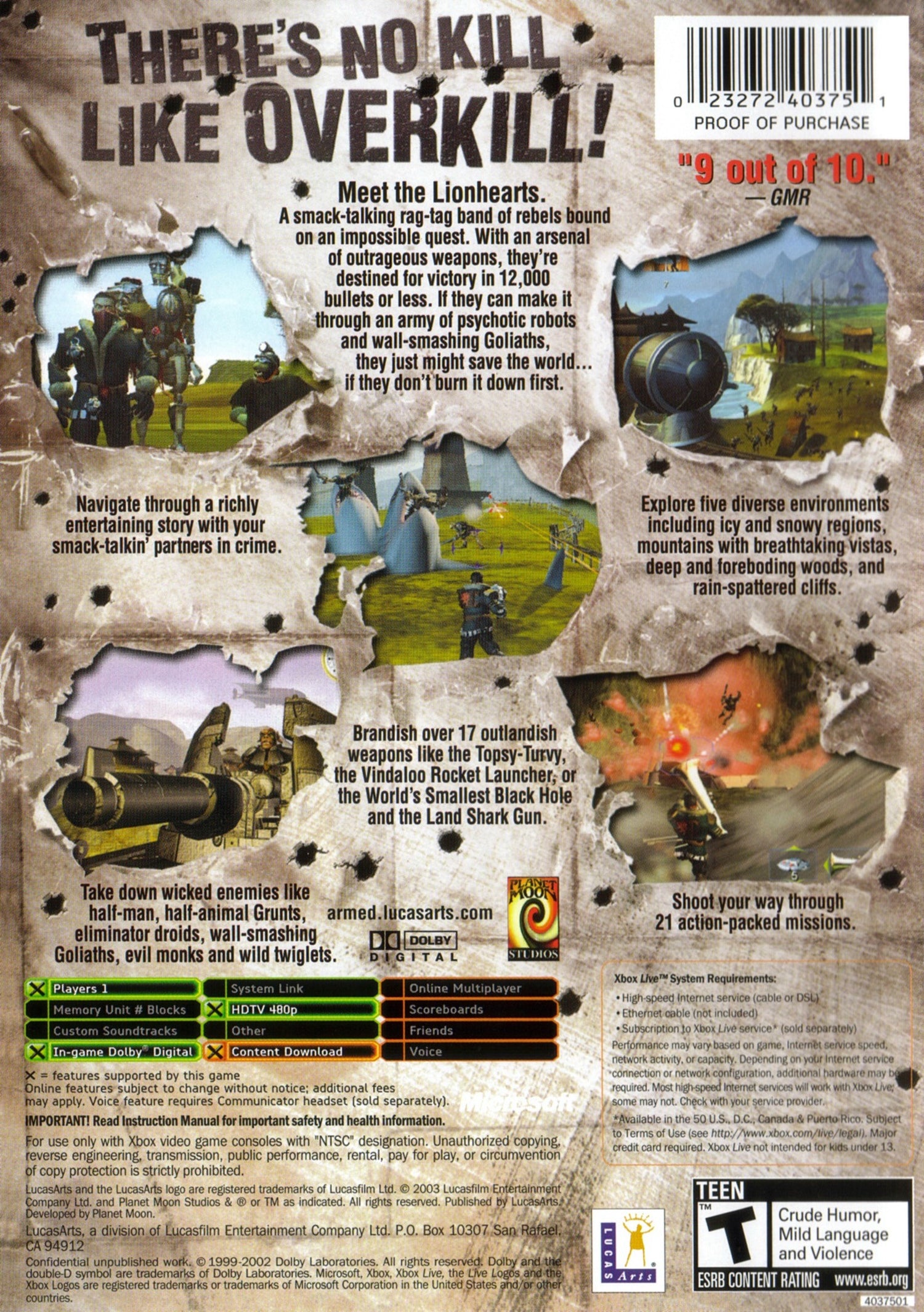 Armed and Dangerous - Xbox