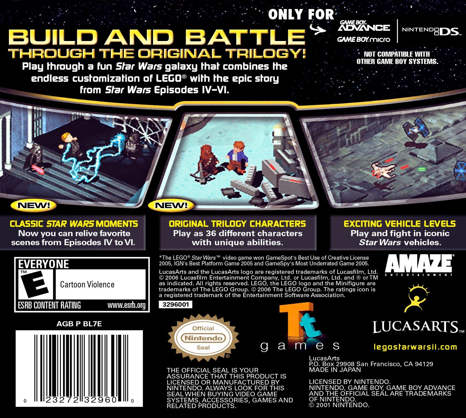 LEGO Star Wars II Original Trilogy - GameBoy Advance