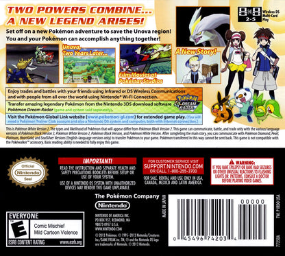Pokemon White Version 2 - Nintendo DS