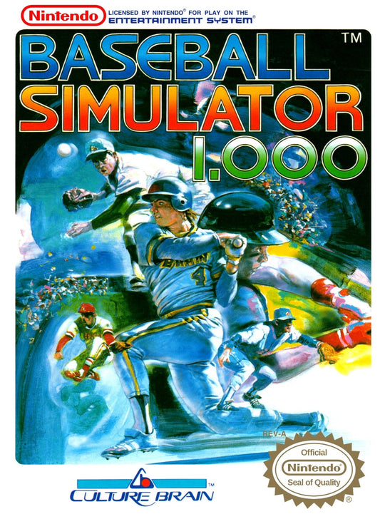 Baseball Simulator 1.000 - NES - Retro Island Gaming
