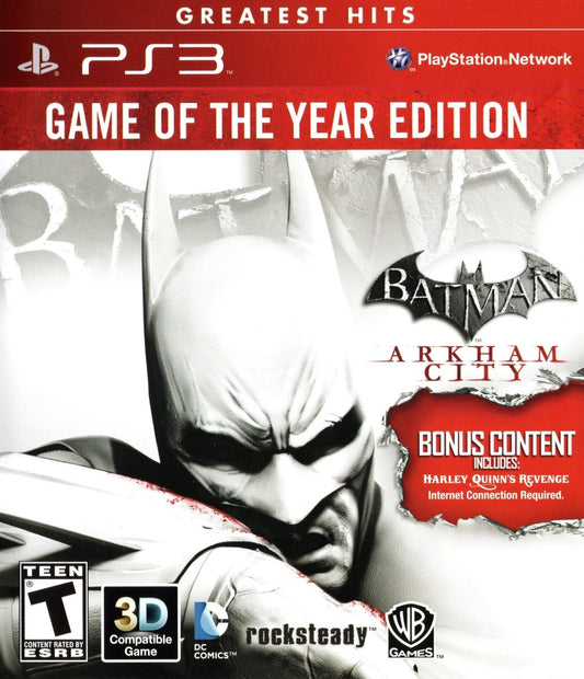 Batman: Arkham City [Game of the Year Greatest Hits] - Playstation 3 - Retro Island Gaming