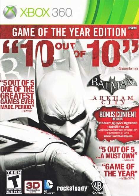 Batman: Arkham City [Game of the Year] - Xbox 360 - Retro Island Gaming