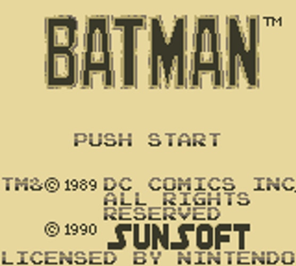 Batman the Video Game - GameBoy - Retro Island Gaming