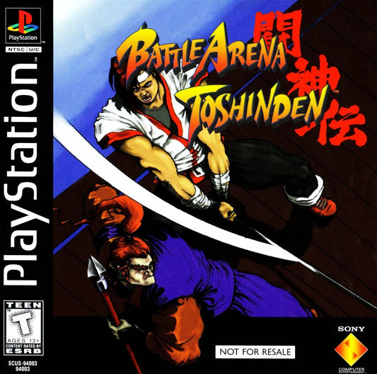 Battle Arena Toshinden [Not for Resale] - Playstation - Retro Island Gaming