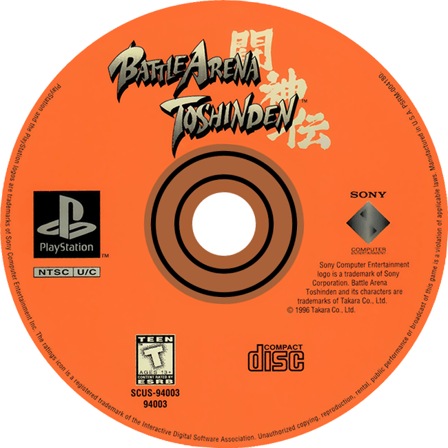 Battle Arena Toshinden - Playstation - Retro Island Gaming