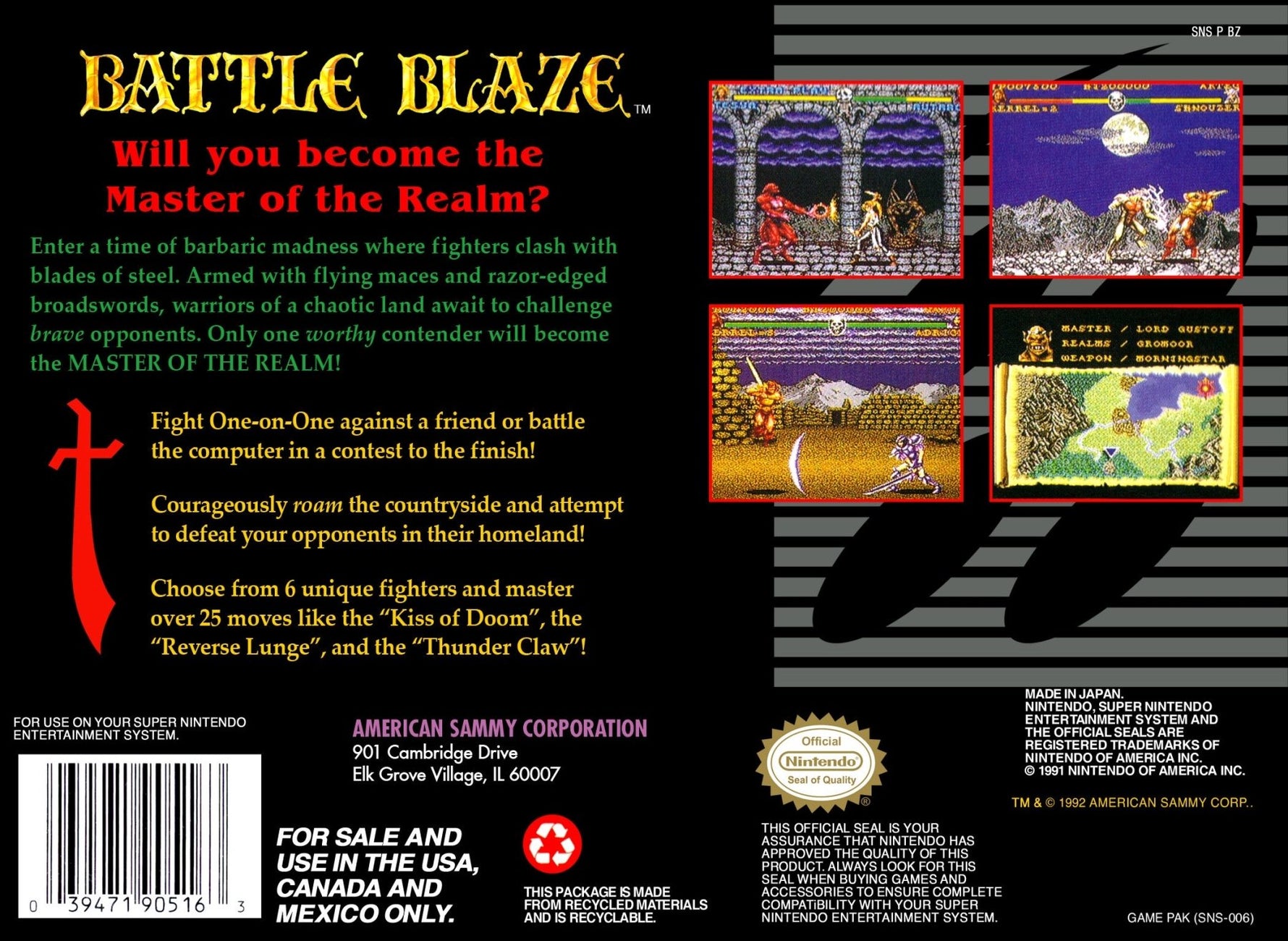 Battle Blaze - Super Nintendo - Retro Island Gaming
