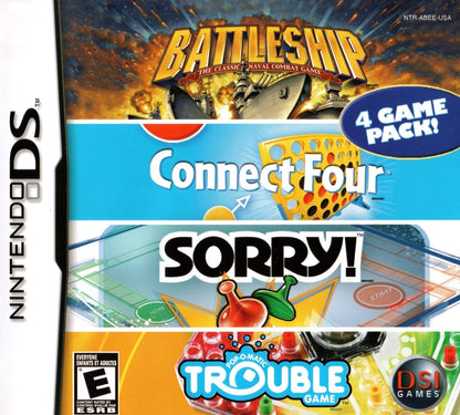 Battleship / Connect Four / Sorry / Trouble - Nintendo DS - Retro Island Gaming