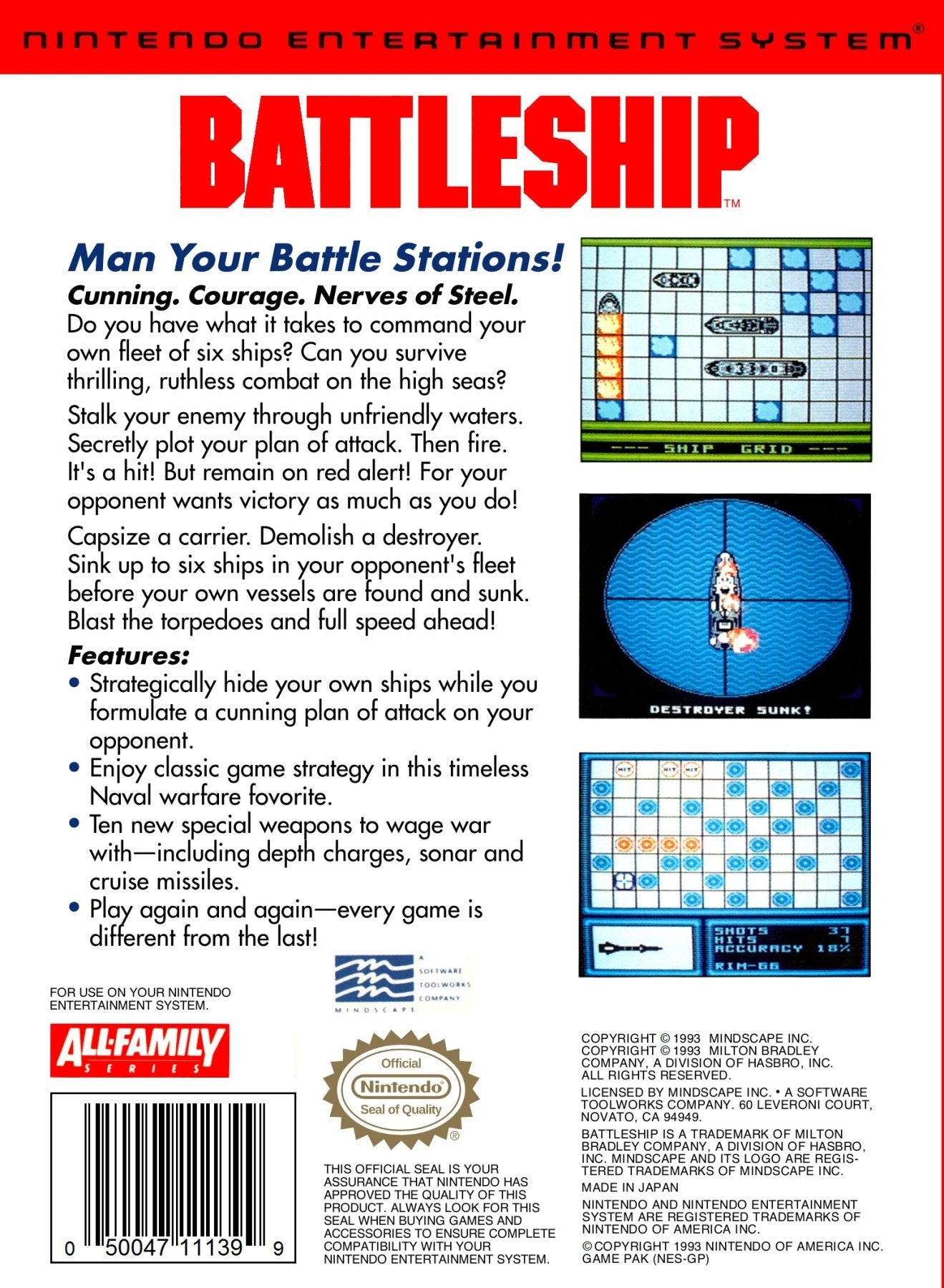 Battleship - NES - Retro Island Gaming