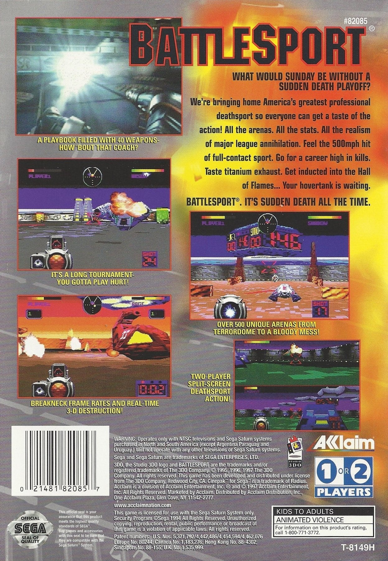 Battlesport - Sega Saturn - Retro Island Gaming