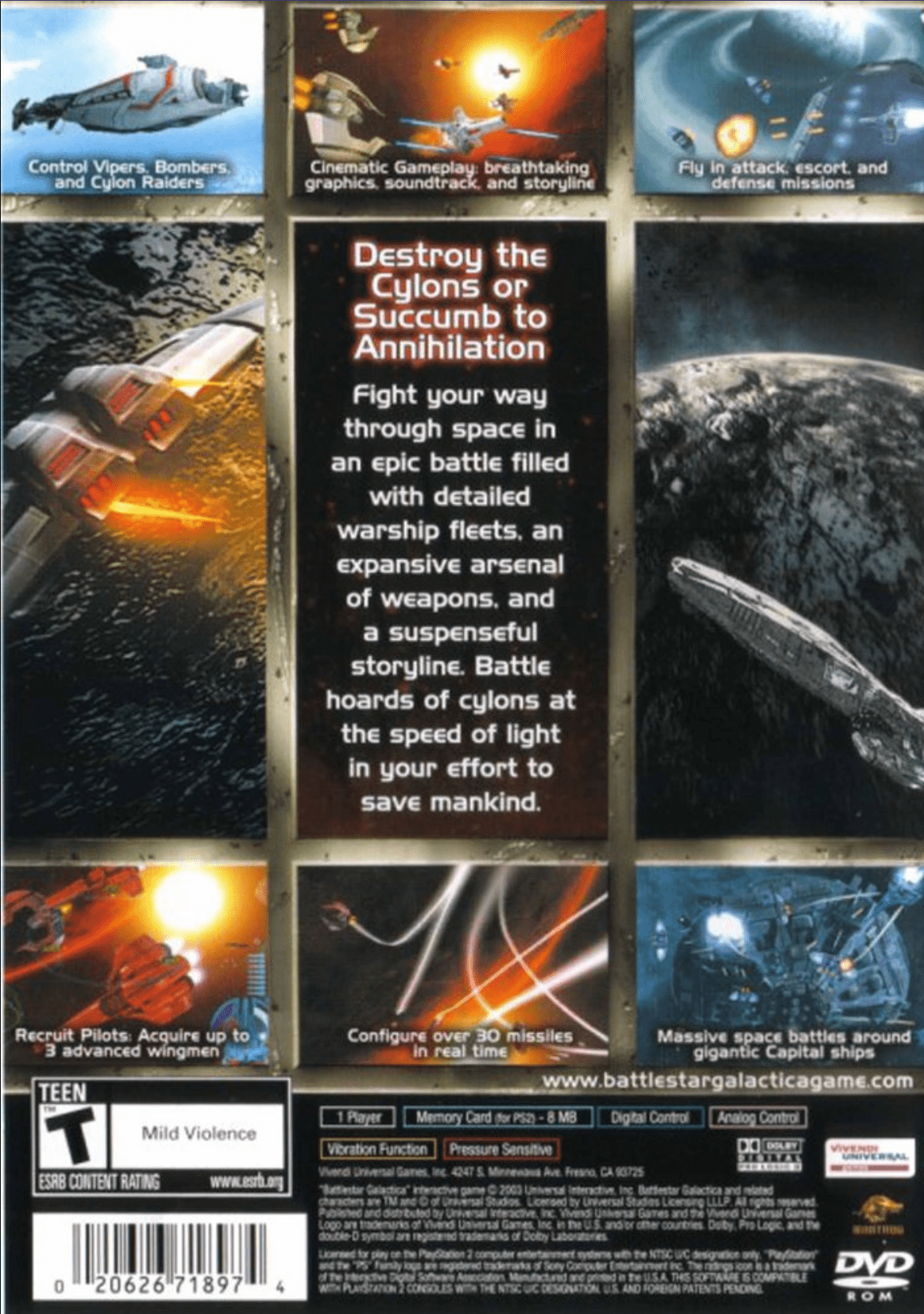 Battlestar Galactica - Playstation 2 - Retro Island Gaming