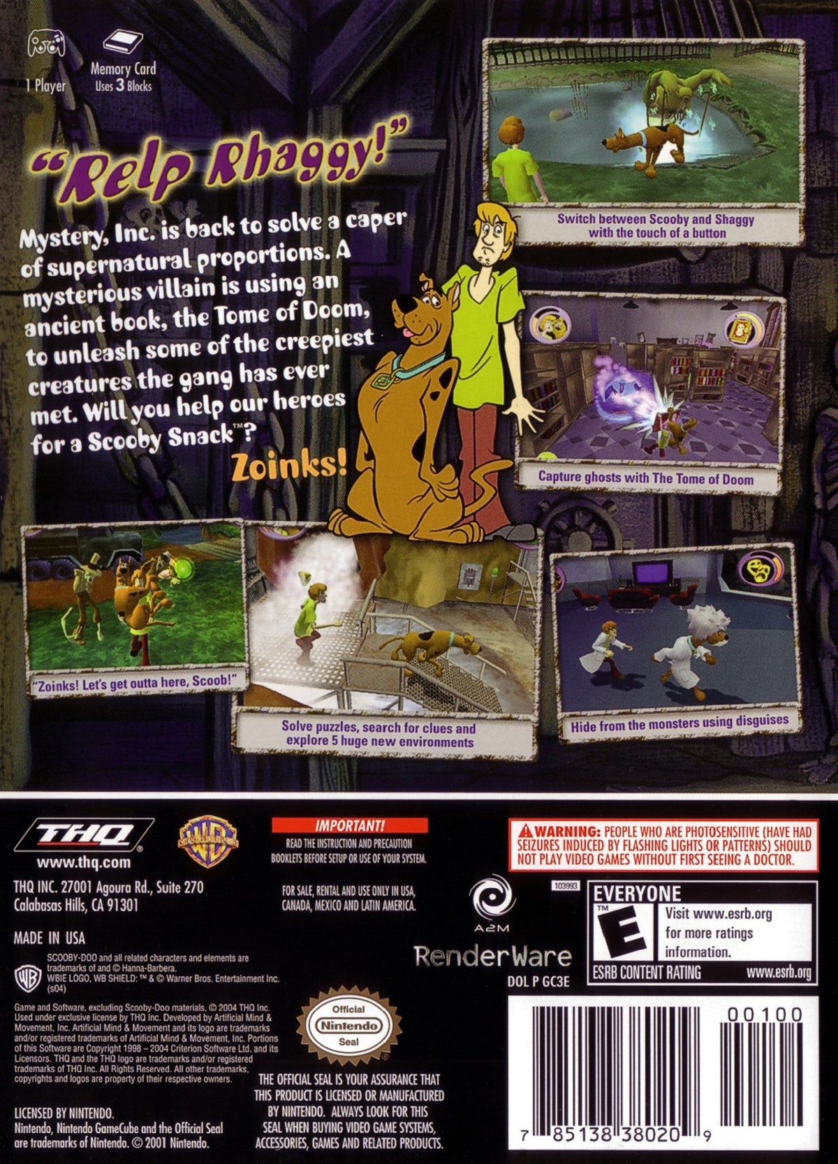 Scooby Doo Mystery Mayhem - Gamecube