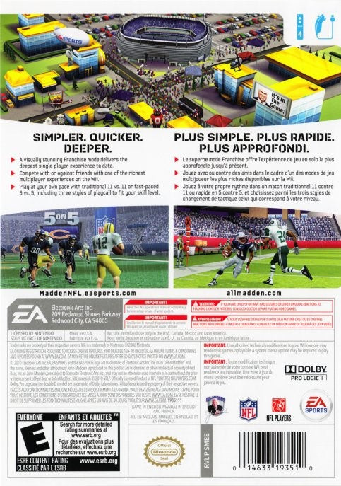Madden NFL 11 - Wii