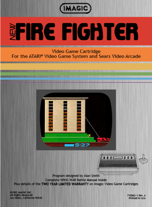 Fire Fighter - Atari 2600 - Retro Island Gaming