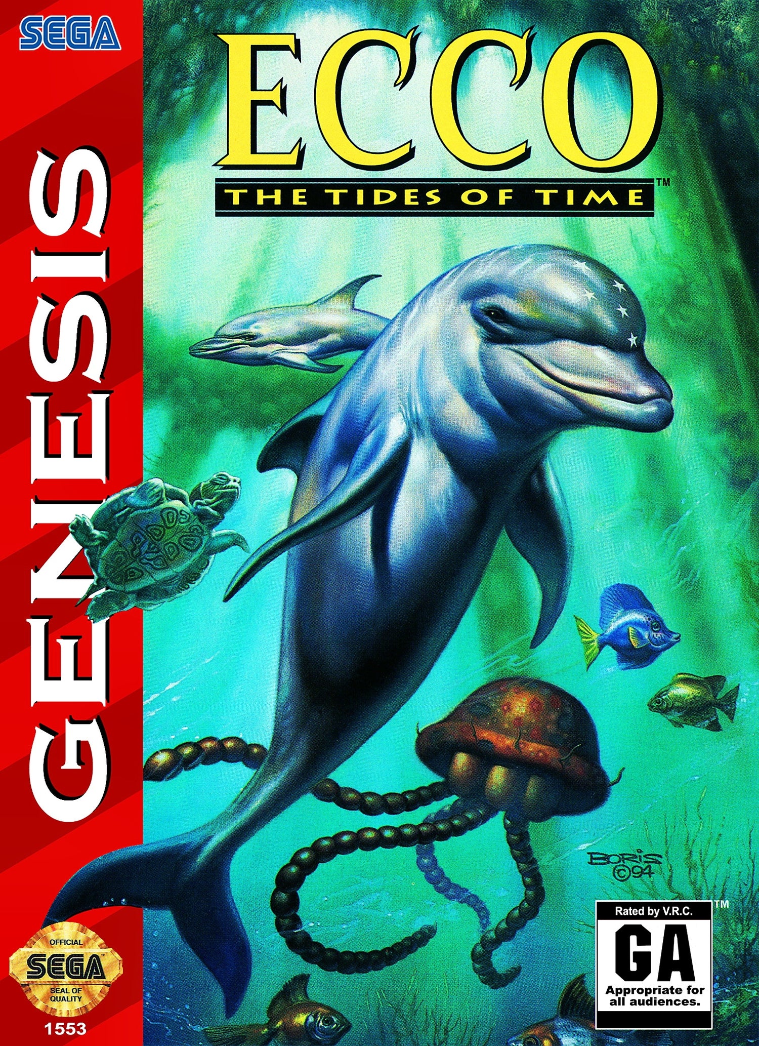 Ecco The Tides of Time - Sega Genesis