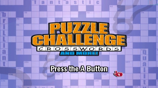Puzzle Challenge Crosswords and More - Wii