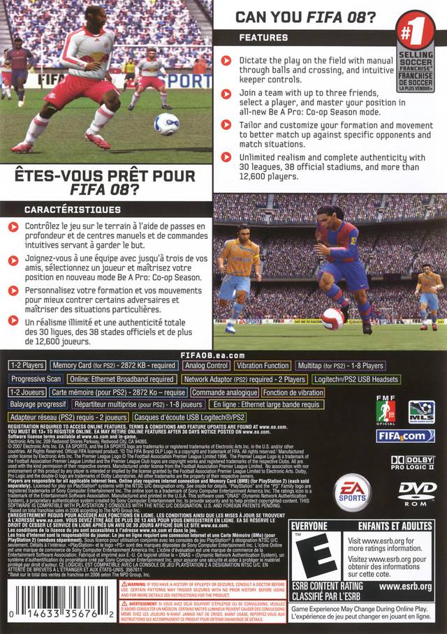 FIFA 08 - Playstation 2