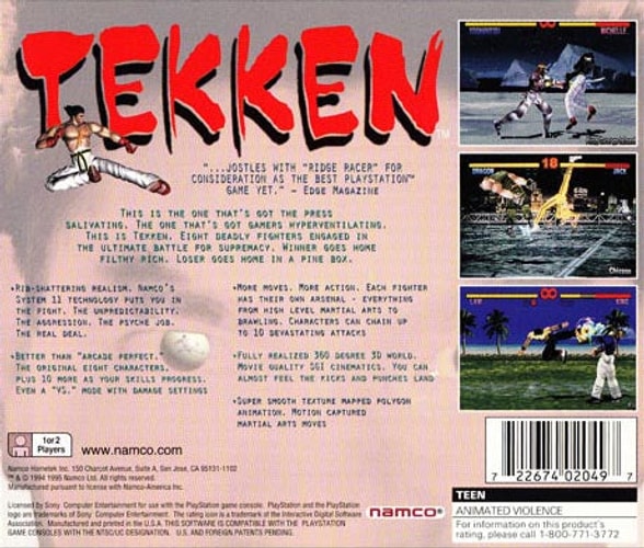 Tekken [Greatest Hits] - Playstation - Retro Island Gaming