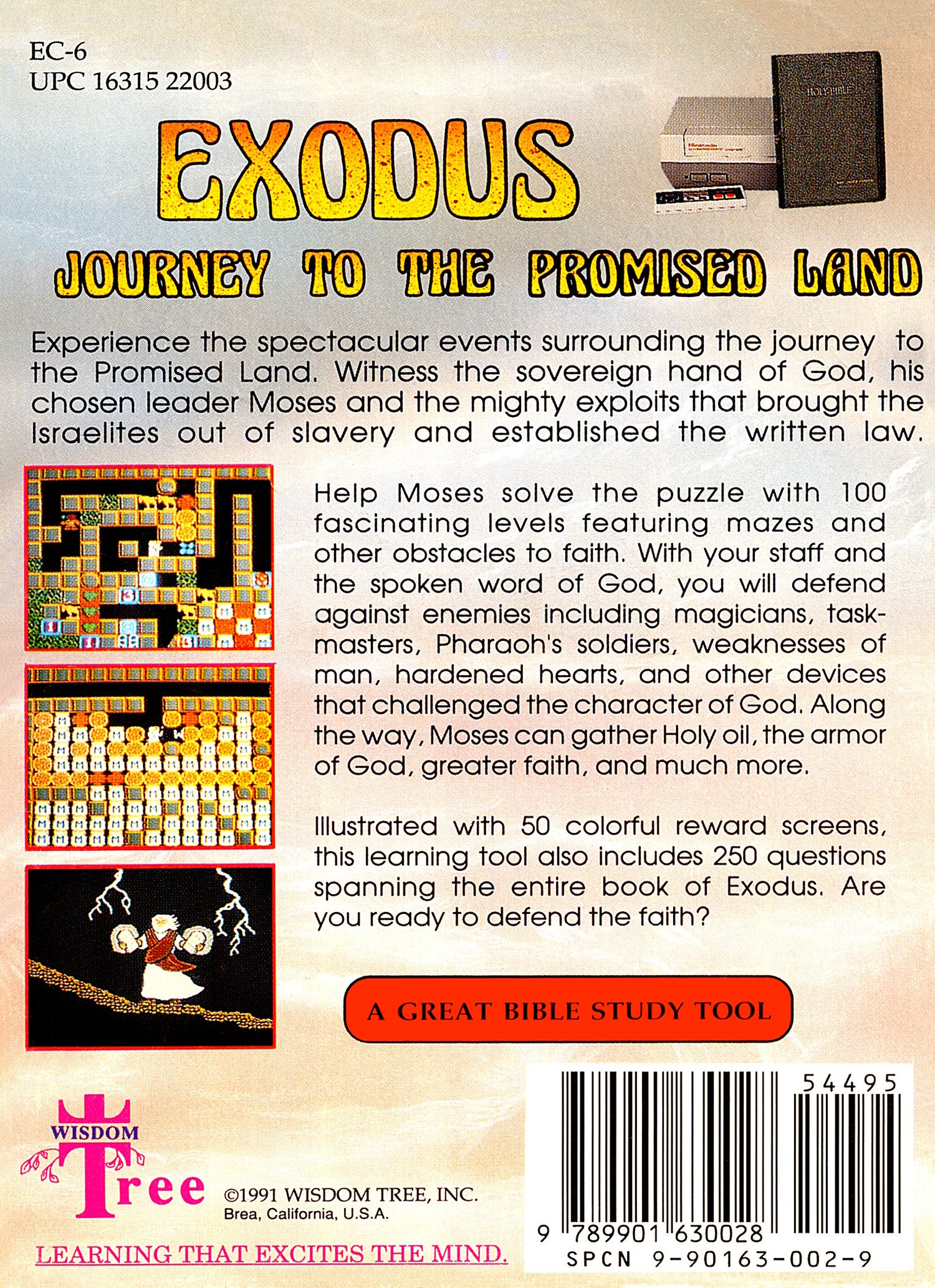 Exodus Journey to the Promised Land - NES