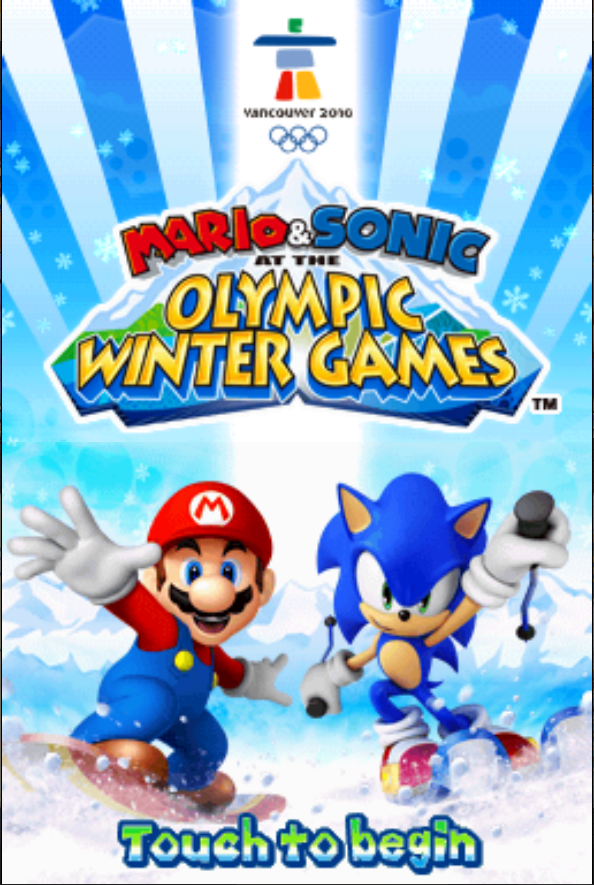 Mario And Sonic At The Olympic Winter Games 2010 Jogo Wii Mario