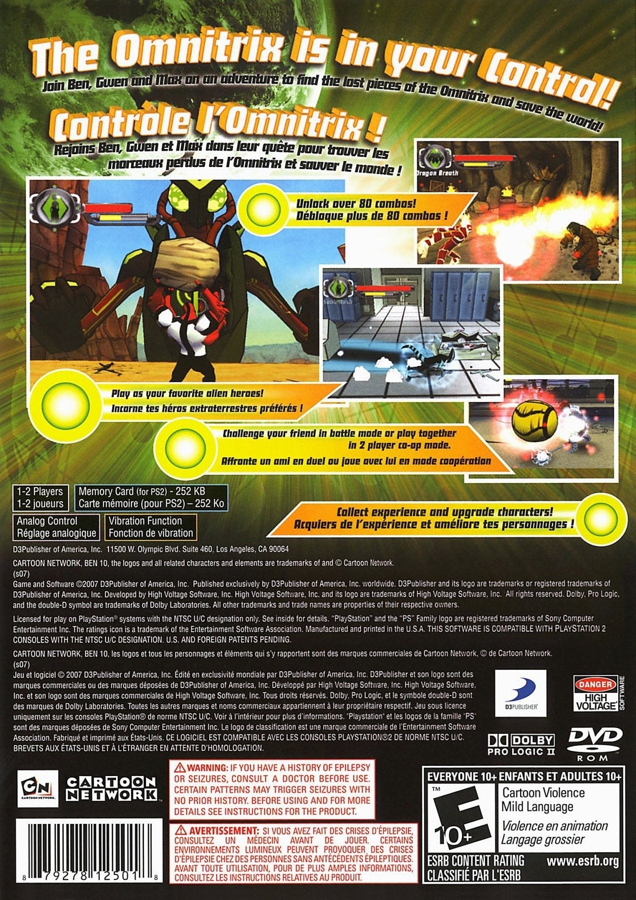 Ben 10 Protector of Earth [Greatest Hits] - Playstation 2 - Retro Island Gaming