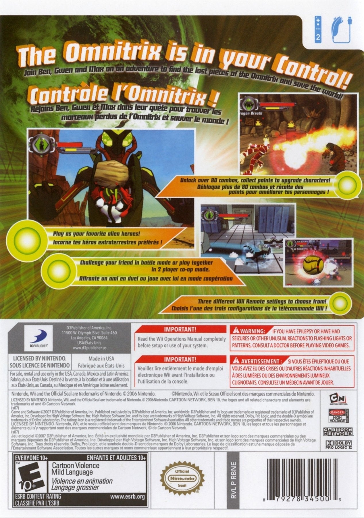 Ben 10 Protector of Earth - Wii - Retro Island Gaming