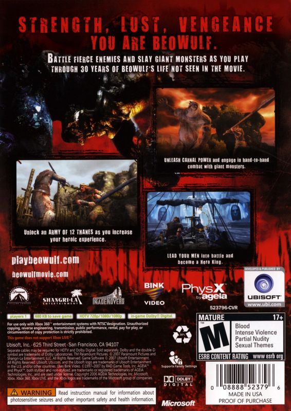 Beowulf The Game - Xbox 360 - Retro Island Gaming