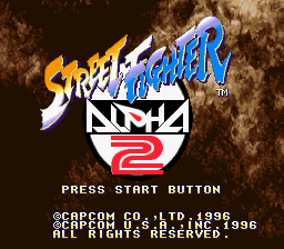 Street Fighter Alpha 2 - Super Nintendo