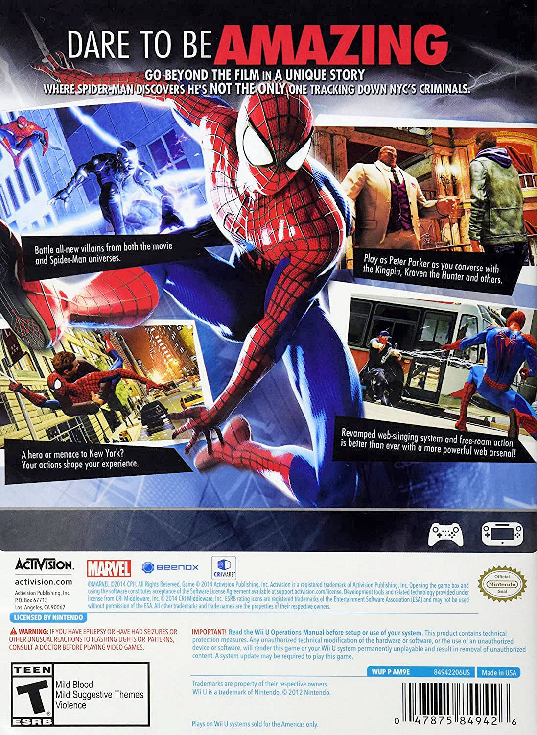 Amazing Spiderman 2 - Wii U