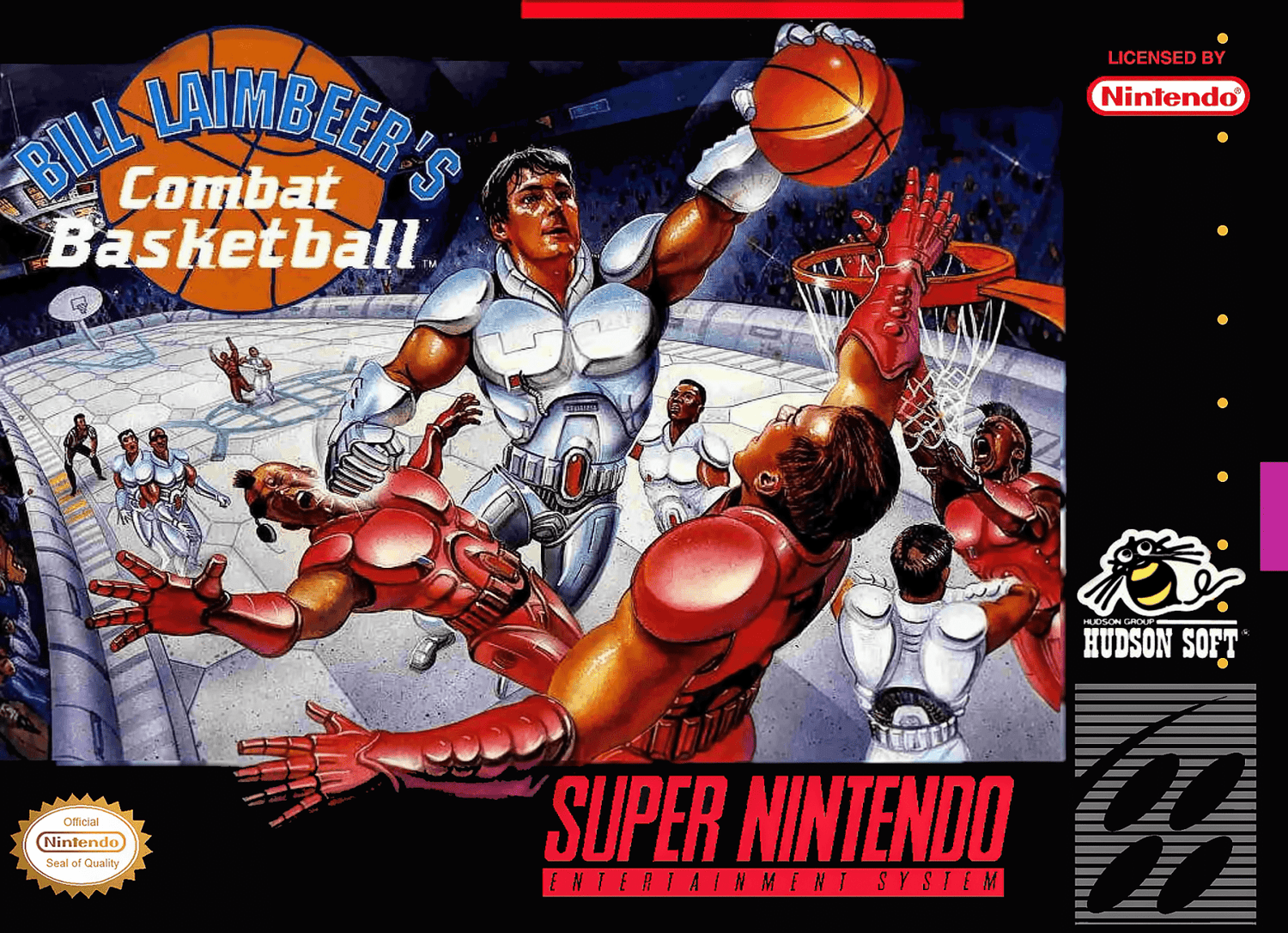 Bill Laimbeer's Combat Basketball - Super Nintendo - Retro Island Gaming
