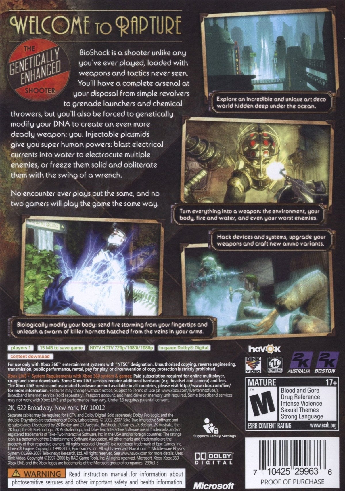 Bioshock - Xbox 360 - Retro Island Gaming