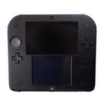 Black & Electric Blue Nintendo 2DS System - Certified Tested & Cleaned - Retro Island Gaming