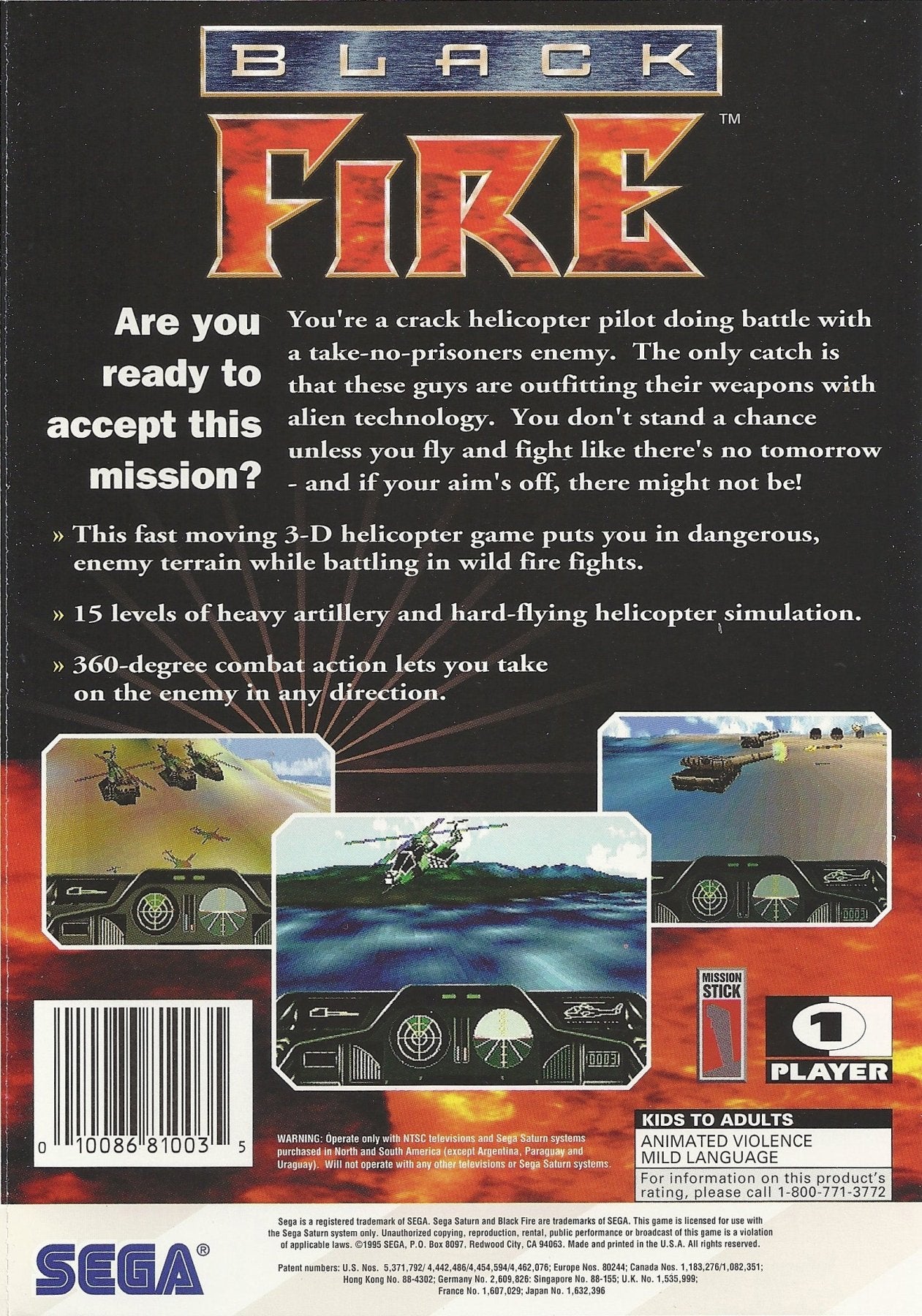 Black Fire - Sega Saturn - Retro Island Gaming