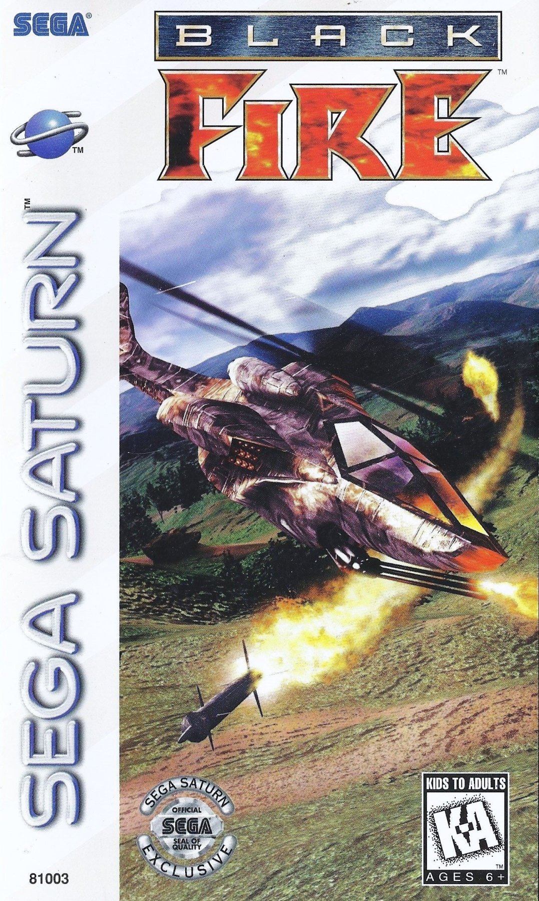 Black Fire - Sega Saturn - Retro Island Gaming