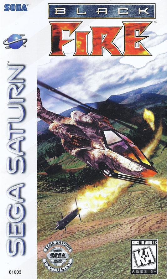 Black Fire - Sega Saturn - Retro Island Gaming