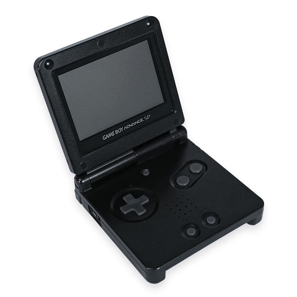 Black GameBoy Advance SP System (AGS - 001) - Certified Tested & Cleaned - Retro Island Gaming