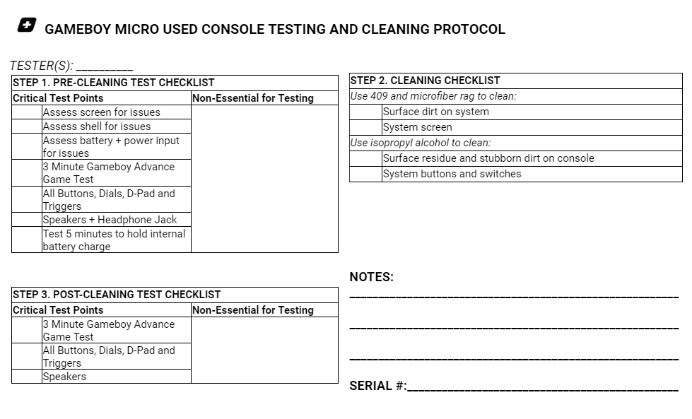 Black GameBoy Micro System - Certified Tested & Cleaned - Retro Island Gaming