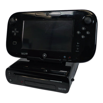 Black Nintendo Wii U System with Gamepad (32 GB) - Certified Tested & Cleaned - Retro Island Gaming