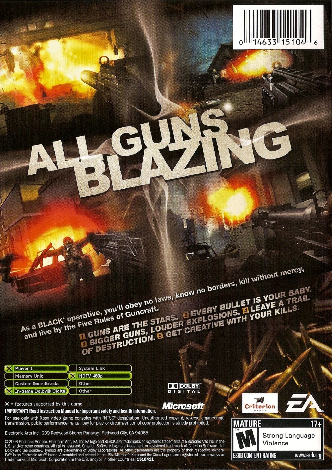 Black [Platinum Hits] - Xbox - Retro Island Gaming