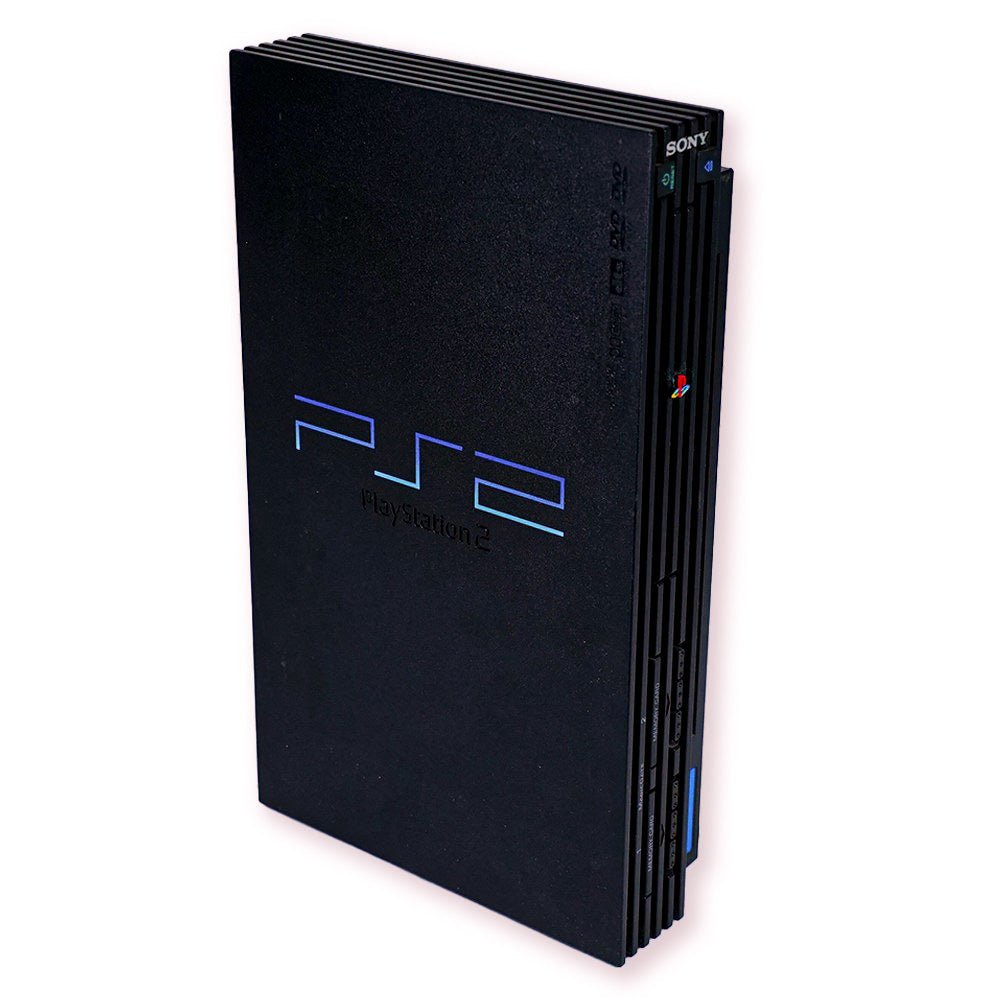 Black PlayStation 2 System - Certified Tested & Cleaned - Retro Island Gaming