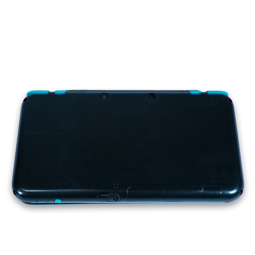 Black & Turquoise New Nintendo 2DS XL System - Certified Tested & Cleaned - Retro Island Gaming