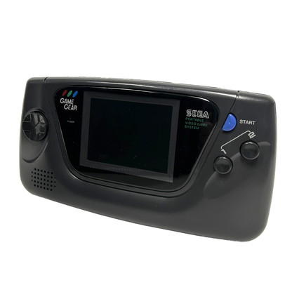 Black Sega Game Gear System w/All New Capacitors - Certified Tested & Cleaned - Retro Island Gaming