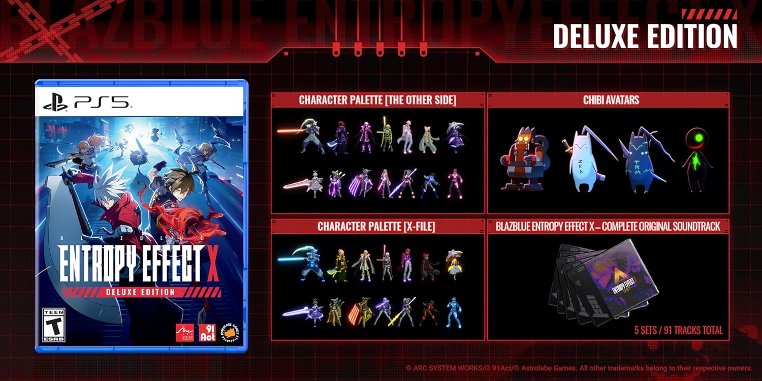 Blazblue Entropy Effect X: Deluxe Edition - Playstation 5 - Retro Island Gaming