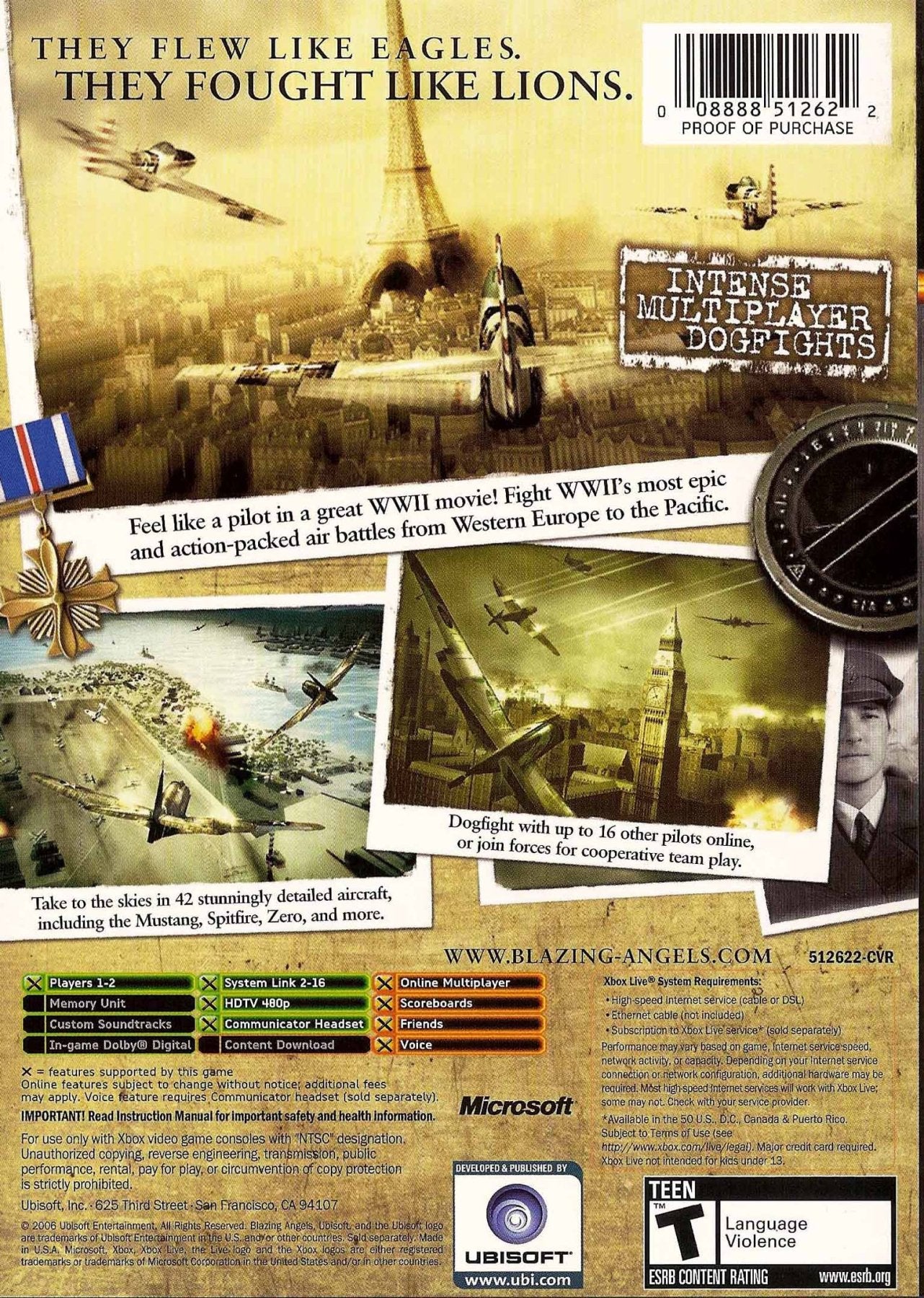 Blazing Angels Squadrons of WWII - Xbox - Retro Island Gaming