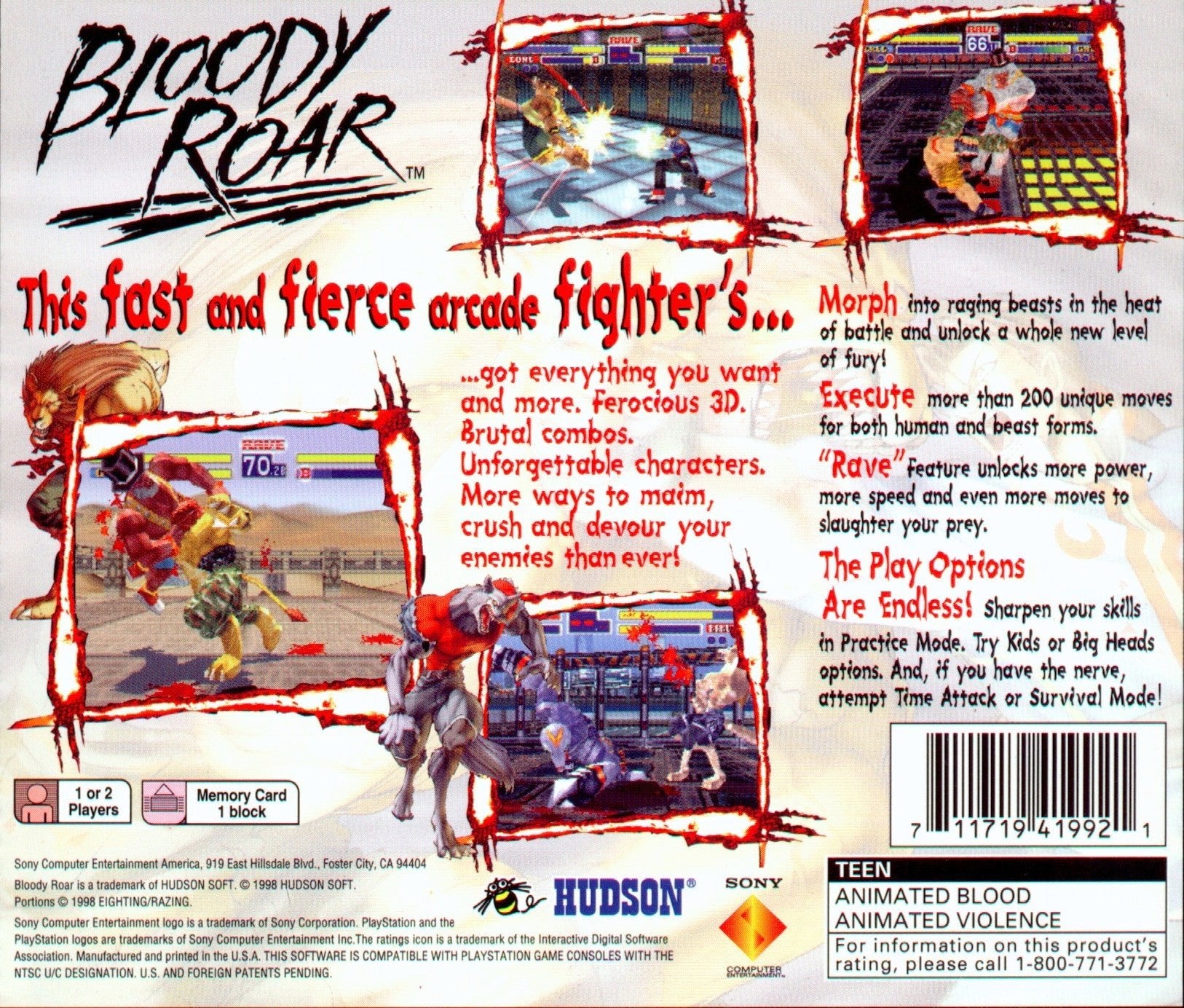 Bloody Roar - Playstation - Retro Island Gaming