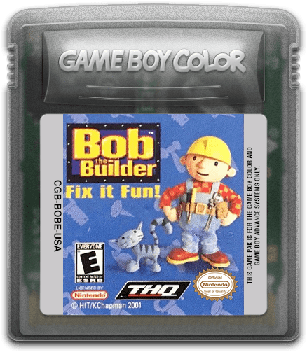 Bob the Builder Fix it Fun - GameBoy Color - Retro Island Gaming