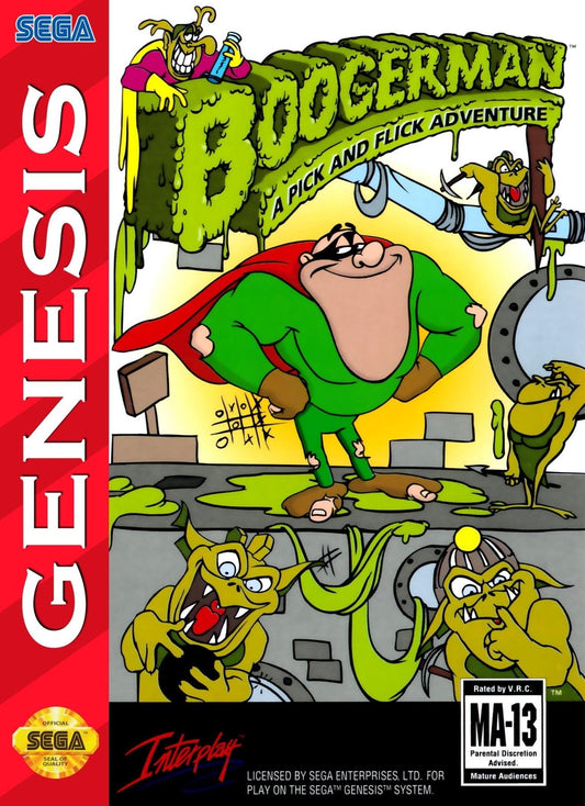 Boogerman A Pick and Flick Adventure - Sega Genesis - Retro Island Gaming