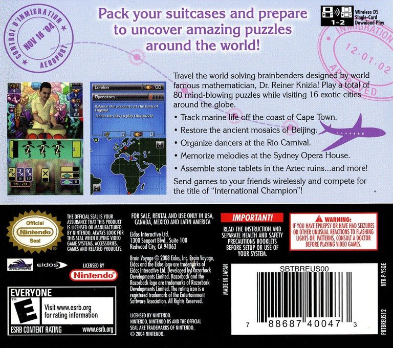 Brain Voyage - Nintendo DS - Retro Island Gaming