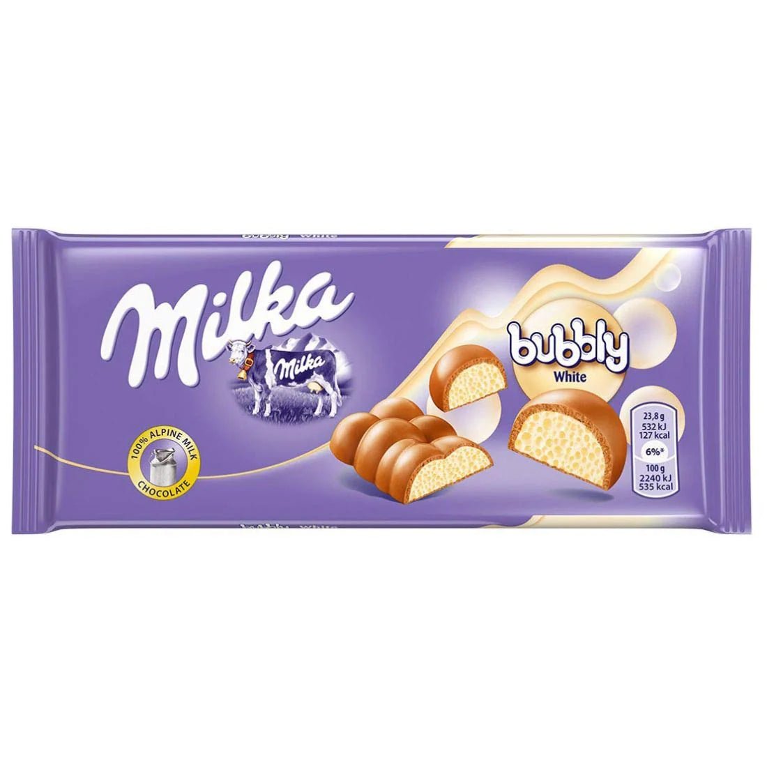 Bubbly White Chocolate Milka - UK - Retro Island Gaming